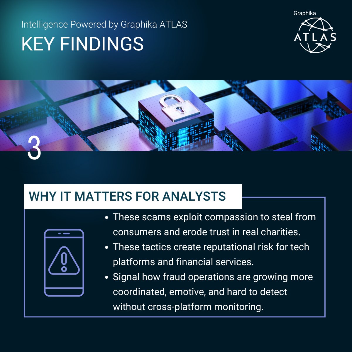 Graphika_NYC's tweet image. Scams that tug at your heartstrings are also hitting your bottom line.
These emotionally engineered frauds are harder to detect and spreading fast across platforms.
Learn how Graphika helps analysts stay ahead of these threats: launch.graphika.com/the-graphika-d…
#ThreatIntel #ScamAlert…