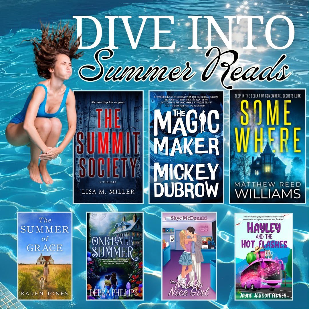 AuthorLMMiller's tweet photo. 🏖️📚Summer reads! #booklover #thrillers #AuthorLife #newbooks https://t.co/OhkNe63D1P