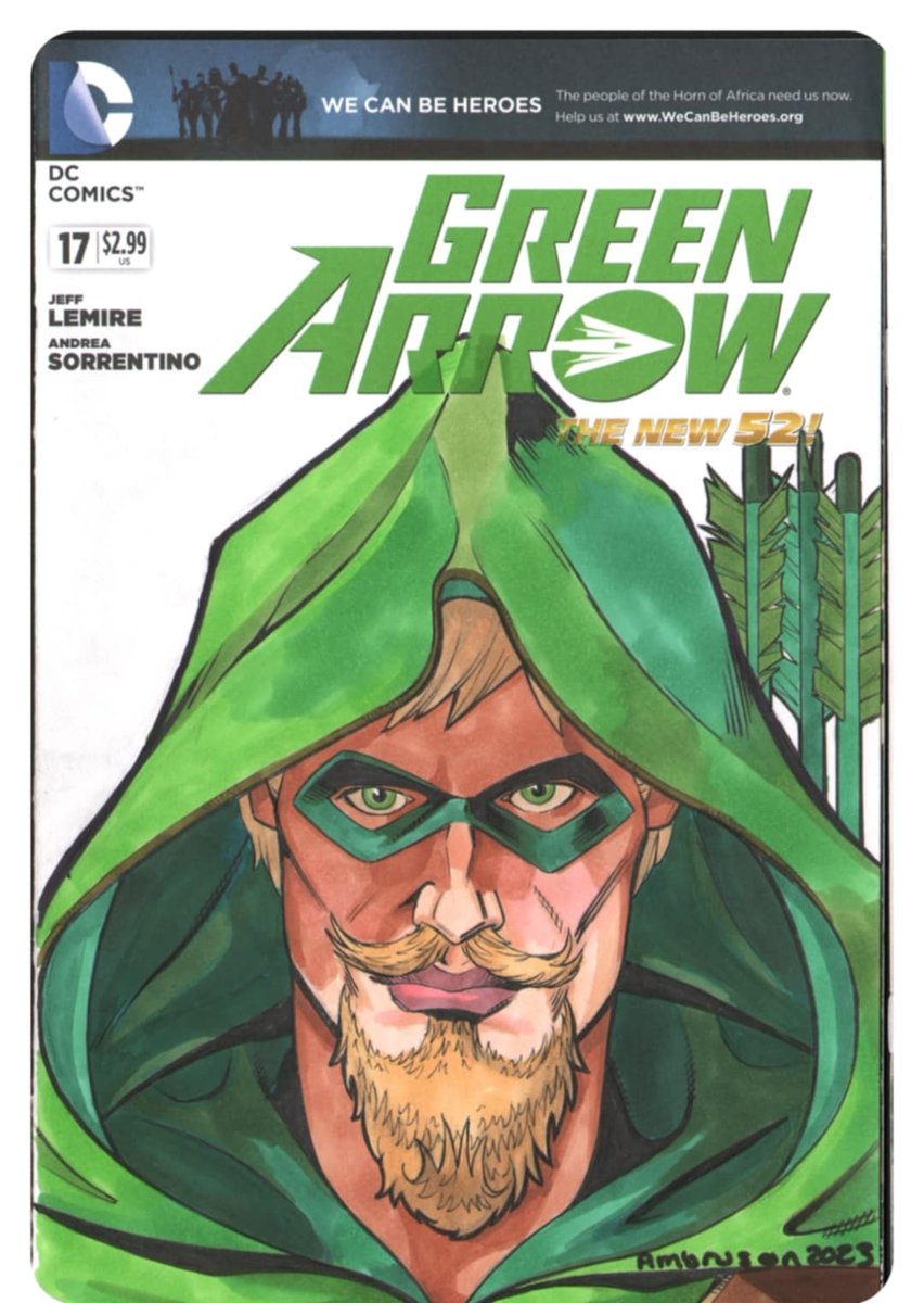 JasPosey's tweet image. My acquisition of Green Arrow sketch cover by
@sambruson42 cafurl.com/?i=31878 #ScottAmbruson #artpurchase #sketchcover #GreenArrow #OliverQueen #StarCity #JusticeLeague #JL #SevenSoldiersofVictory #JusticeLeagueart #GreenArrowart #DCComics #comicart #DCSuperheroes