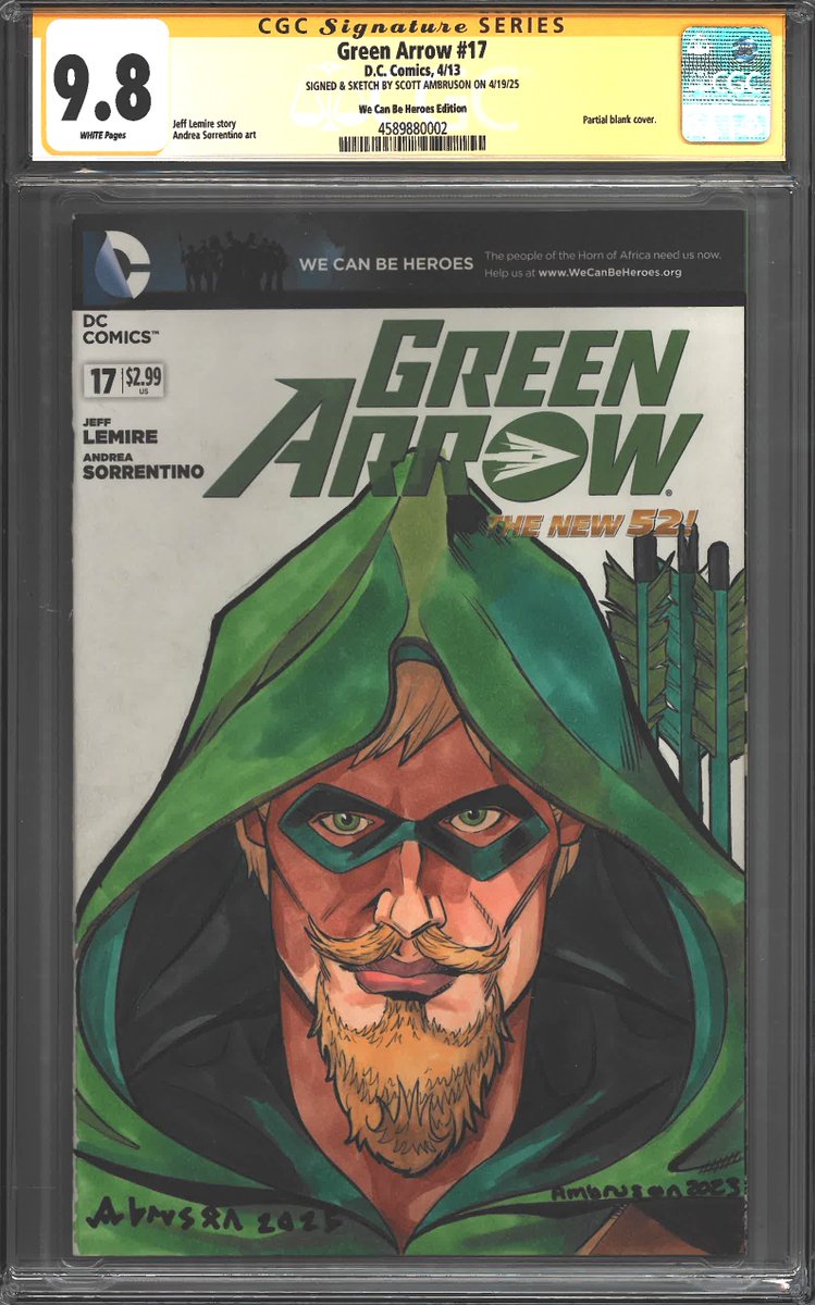 JasPosey's tweet image. My acquisition of Green Arrow sketch cover by
@sambruson42 cafurl.com/?i=31878 #ScottAmbruson #artpurchase #sketchcover #GreenArrow #OliverQueen #StarCity #JusticeLeague #JL #SevenSoldiersofVictory #JusticeLeagueart #GreenArrowart #DCComics #comicart #DCSuperheroes