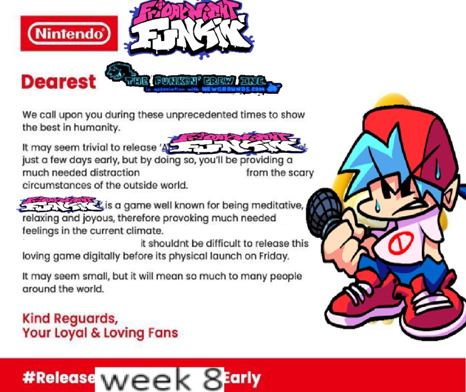#RELEASEWEEK8

<a href="/FNF_Developers/">FridayNightFunkin</a>