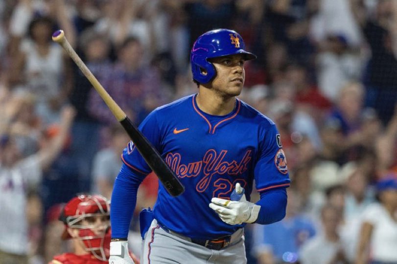 The Mets hit SEVEN homers in game for just the fifth time in their history 🤯 

Homers tonight: 
Brandon Nimmo (2)
Juan Soto (2)
Francisco Lindor
Jared Young
Francisco Alvarez

H/T <a href="/AnthonyDiComo/">Anthony DiComo</a>