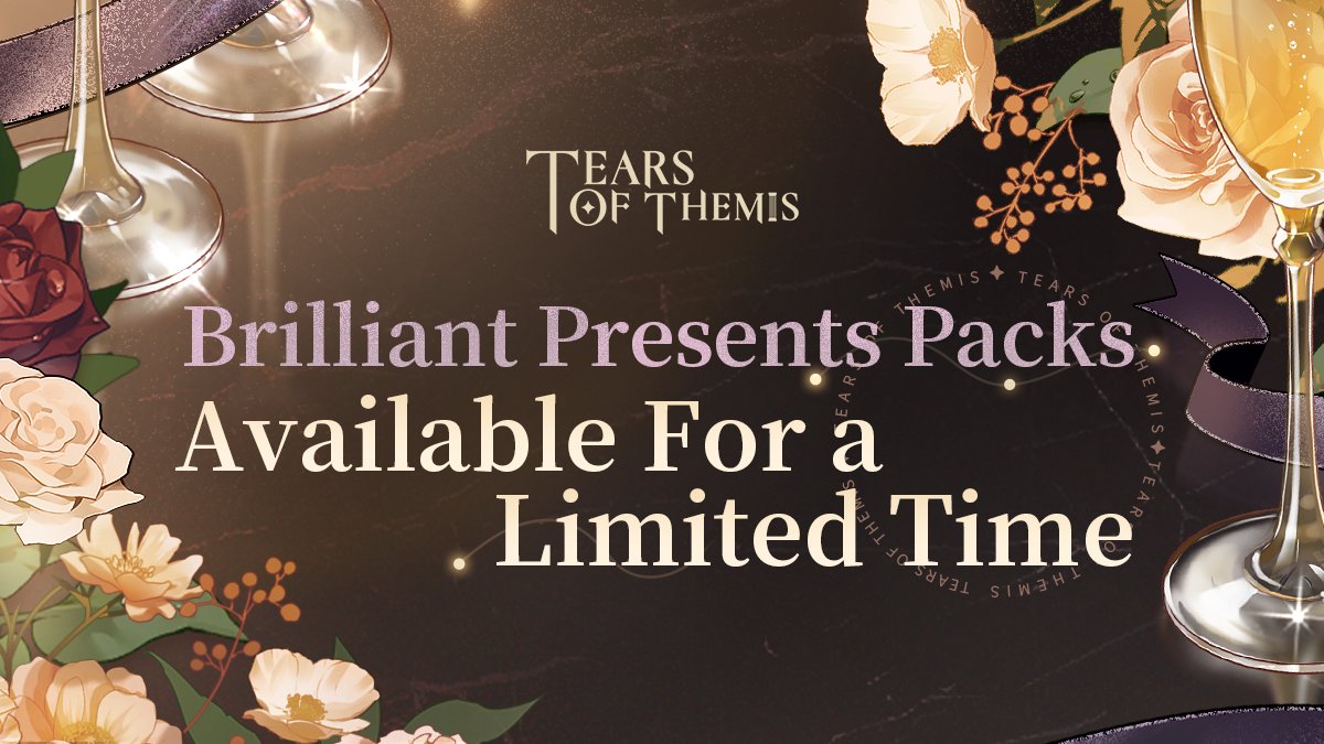 ✦ Brilliant Presents ✦

2025/6/23 11:00 - 7/3 04:00 (UTC+9), Brilliant Presents will be available for a limited time. Purchase the packs to enjoy great benefits!

View Details: hoyo.link/DkMKijHrw

#TearsOfThemis