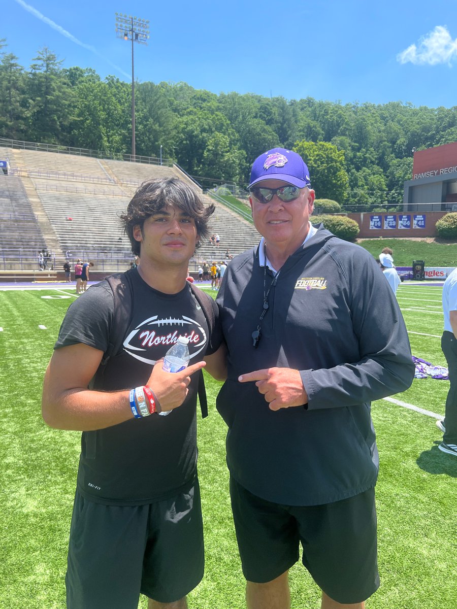 J.R.Kinard (@jrkinard2) on Twitter photo Great meeting <a href="/CoachKerwinBell/">Kerwin Bell</a> <a href="/CatamountsFB/">Western Carolina Football</a> Camp! First trip to Cullowhee, NC- look forward to returning for a game! <a href="/CoachCale_WCU/">Cale Matthews</a> <a href="/GoMVB/">GoMVB Get Seen. Get Serious. Get to the Next Level</a> <a href="/iguerin/">Ian Guerin</a> <a href="/LouatTheState/">Lou Bezjak</a> <a href="/junebugnewyork/">Thomas Grant Jr.</a> <a href="/JP_Priester/">Jason Priester</a> Great meeting <a href="/CoachKerwinBell/">Kerwin Bell</a> <a href="/CatamountsFB/">Western Carolina Football</a> Camp! First trip to Cullowhee, NC- look forward to returning for a game! <a href="/CoachCale_WCU/">Cale Matthews</a> <a href="/GoMVB/">GoMVB Get Seen. Get Serious. Get to the Next Level</a> <a href="/iguerin/">Ian Guerin</a> <a href="/LouatTheState/">Lou Bezjak</a> <a href="/junebugnewyork/">Thomas Grant Jr.</a> <a href="/JP_Priester/">Jason Priester</a>