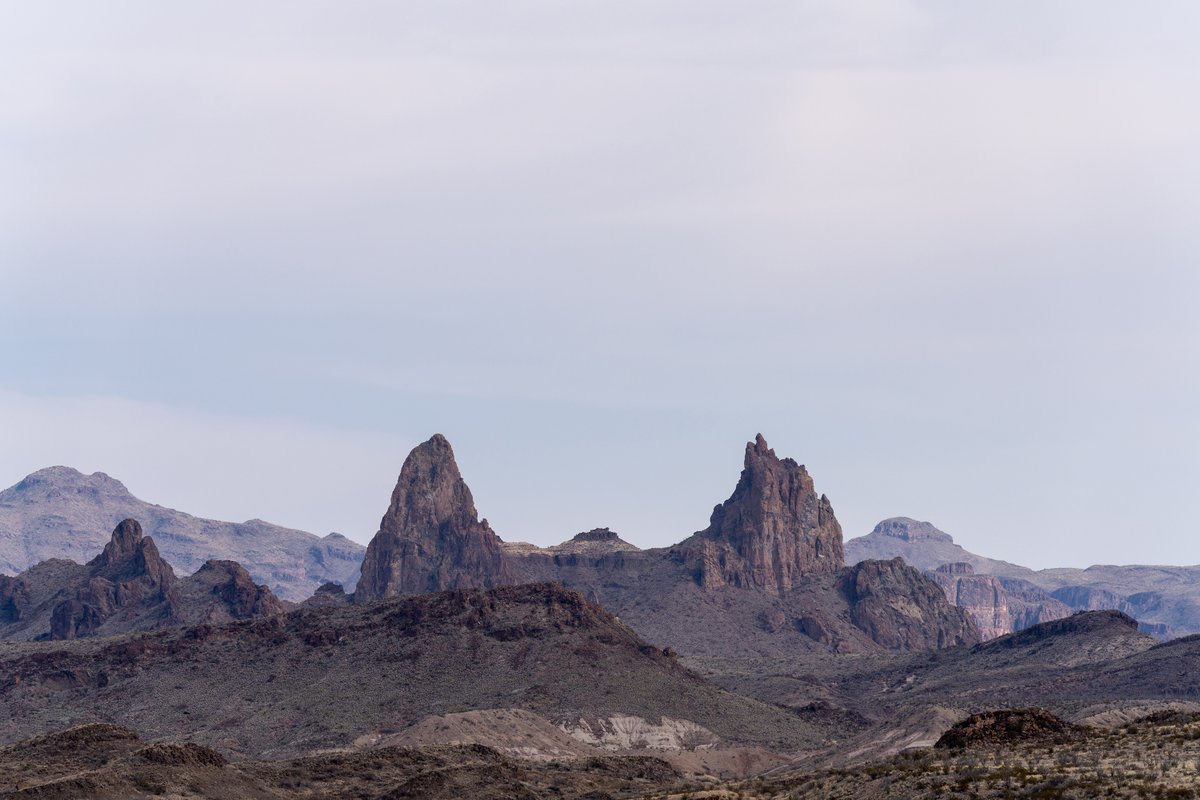 Batman? Wolf ears? Dugout canoe? Well, they settled on the name, Mule Ears! -Big Bend National Park

Good night, ya'll.