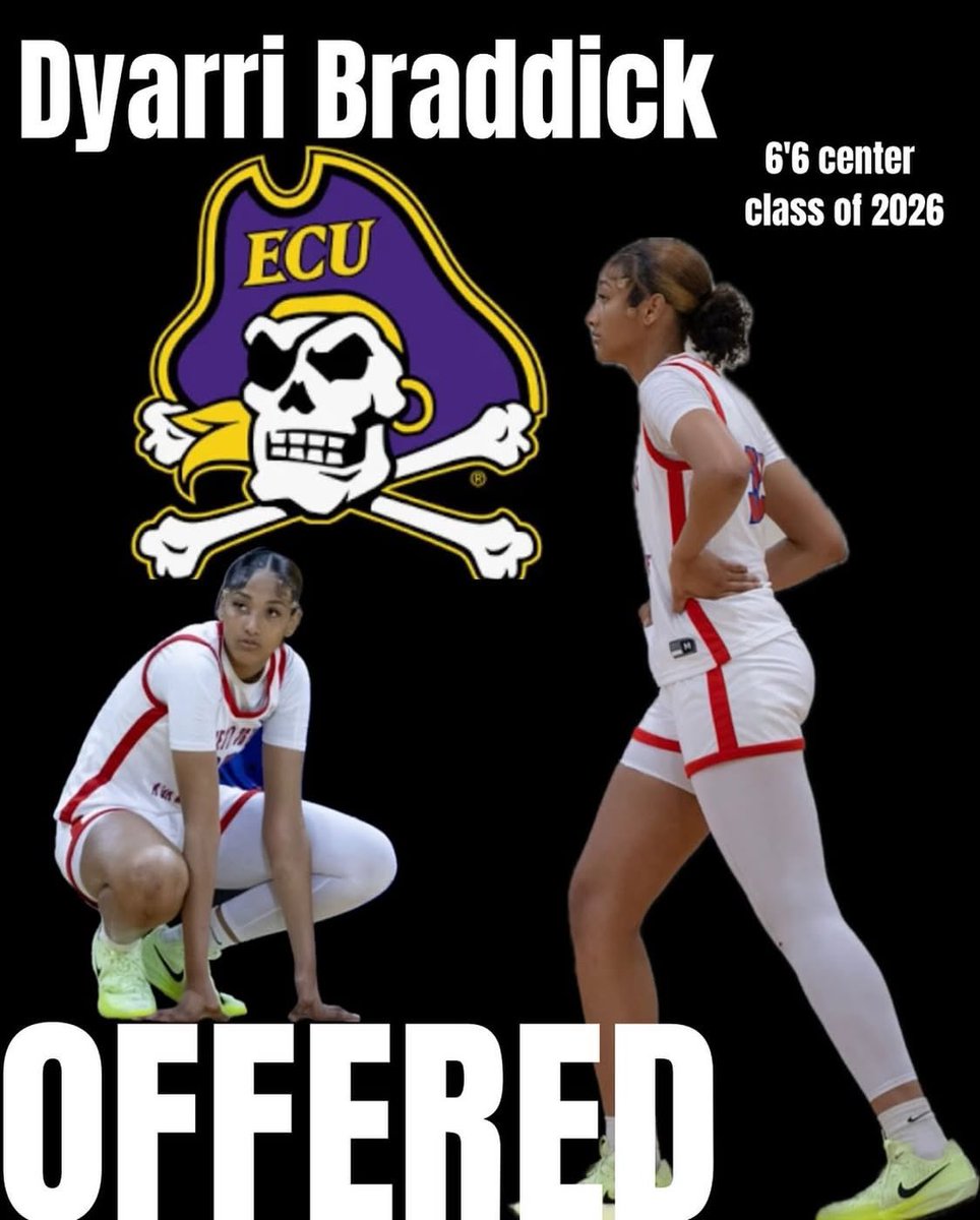 Dyarri Braddick (@dyarri_hoops) on Twitter photo Blessed to receive an offer from ECU WBB!! #AGTG <a href="/palmetto76erawe/">Palmetto 76ers/Aja Wilson Elite</a> <a href="/JeromeFleetwood/">jerome dickerson</a> <a href="/CanesFBS/">First Baptist Hurricanes</a> 5/22/25 Blessed to receive an offer from ECU WBB!! #AGTG <a href="/palmetto76erawe/">Palmetto 76ers/Aja Wilson Elite</a> <a href="/JeromeFleetwood/">jerome dickerson</a> <a href="/CanesFBS/">First Baptist Hurricanes</a> 5/22/25