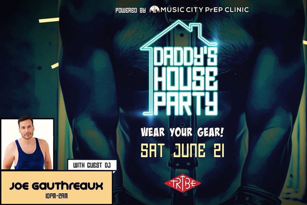 Tonight at <a href="/tribenashville/">Tribe Nashville</a> 🧔‍♂️🏠🪩