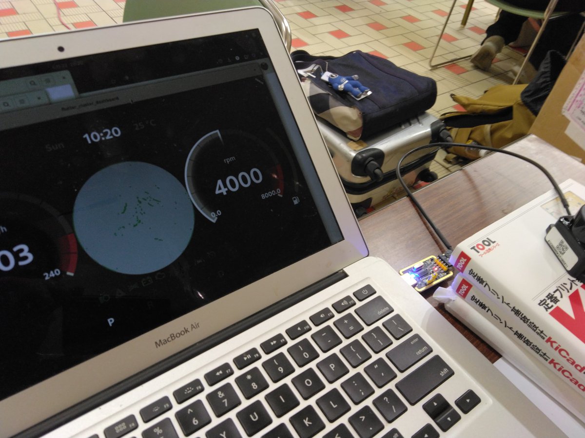 autolinuxjp's tweet image. 本日も #NT金沢 にて展示行っています。AGLを動くミニカートに組み込んだデモ、最新のTroutバージョンのUI紹介、激安LIDARの表示試作のデモを行っています。