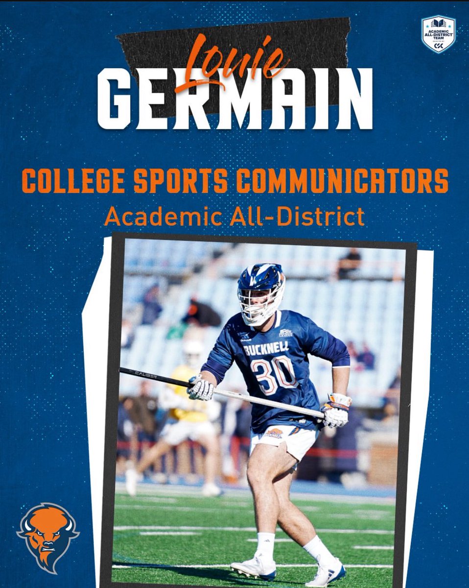 Alumni Alert 🚨 Congratulations to our Victor Lacrosse Alumni, Louie Germain for being named Academic All District at <a href="/Bucknell_MLAX/">Bucknell Men's Lax</a> #victorproud <a href="/VictorBLDevils/">Victor Blue Devils Ψ╰(•̀ᴗ•́ )╯</a> <a href="/VictorLacrosse/">Victor Lacrosse</a>