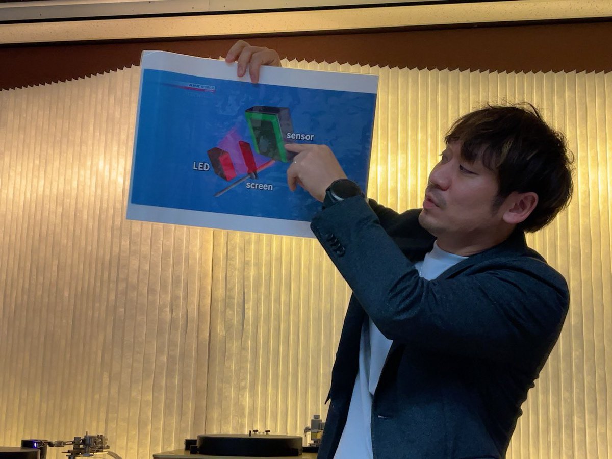 emt930st's tweet image. デジタルストリーム
モノラルカートリッジデモなう
#OTOTEN  #DSAudio