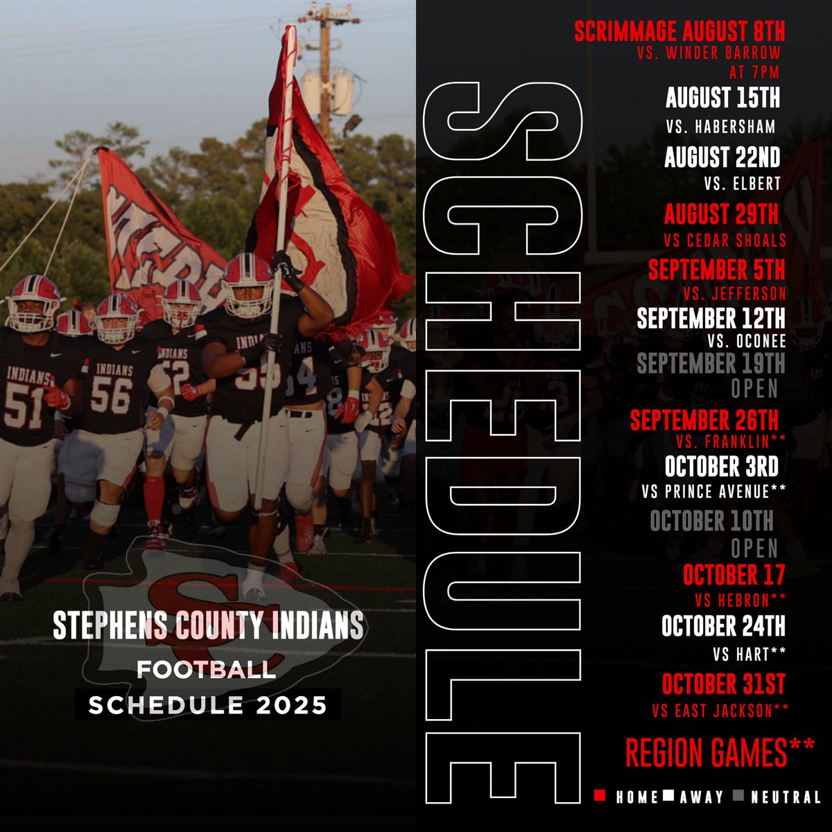 Who’s ready for Friday Night Lights at THE Reservation?
#tdu #schsindiansfootball
