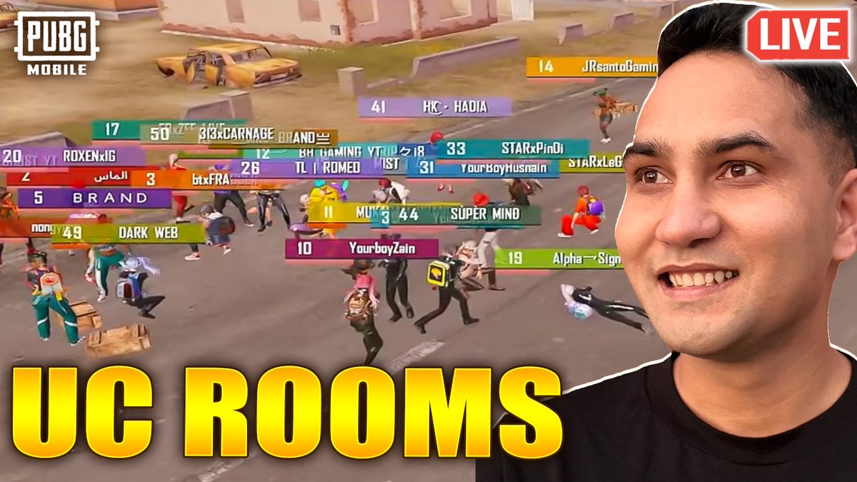 Join for some fun WOW rooms and chance to earn some UC #pubgmvip 

Watch Here: youtube.com/watch?v=gbj5a8…