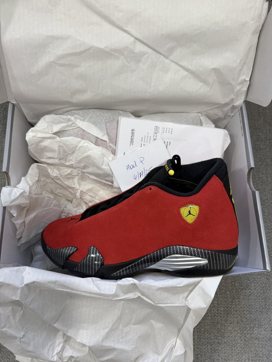 Any way, selling an extra Ferrari 14 size 9
$300 shipped