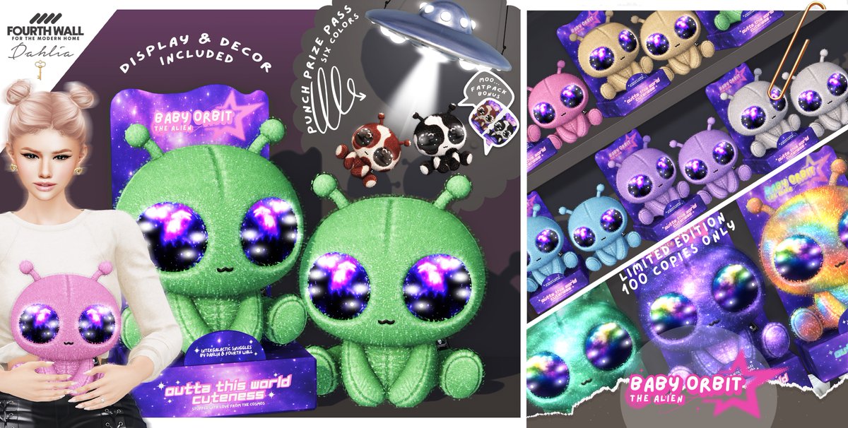 ❥ Dahlia &amp; Fourth Wall - Baby Orbit the Alien
