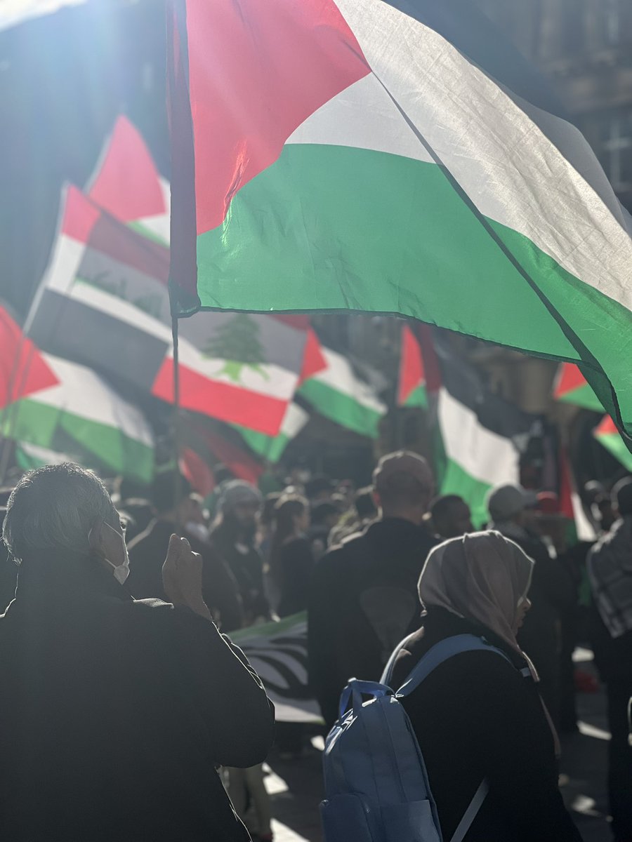 There is no place I would have rather been on Matariki than walking through Auckland’s viaduct with this beautiful bunch of humans, (loudly) protesting the genocide in Gaza! 🇵🇸
