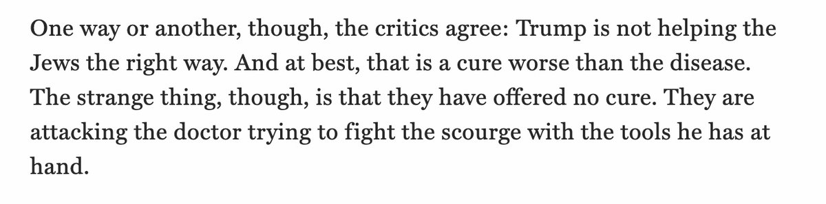 John Podhoretz (@jpodhoretz) on Twitter photo Re questions relating to Trump's behavior in relation to Jews and Israel and the bizarre argument that the man pressing for punishment of anti-Semitism--please read this remarkable article by Tal Fortgang <a href="/Commentary/">Commentary Magazine</a> published this week. link in following tweet Re questions relating to Trump's behavior in relation to Jews and Israel and the bizarre argument that the man pressing for punishment of anti-Semitism--please read this remarkable article by Tal Fortgang <a href="/Commentary/">Commentary Magazine</a> published this week. link in following tweet