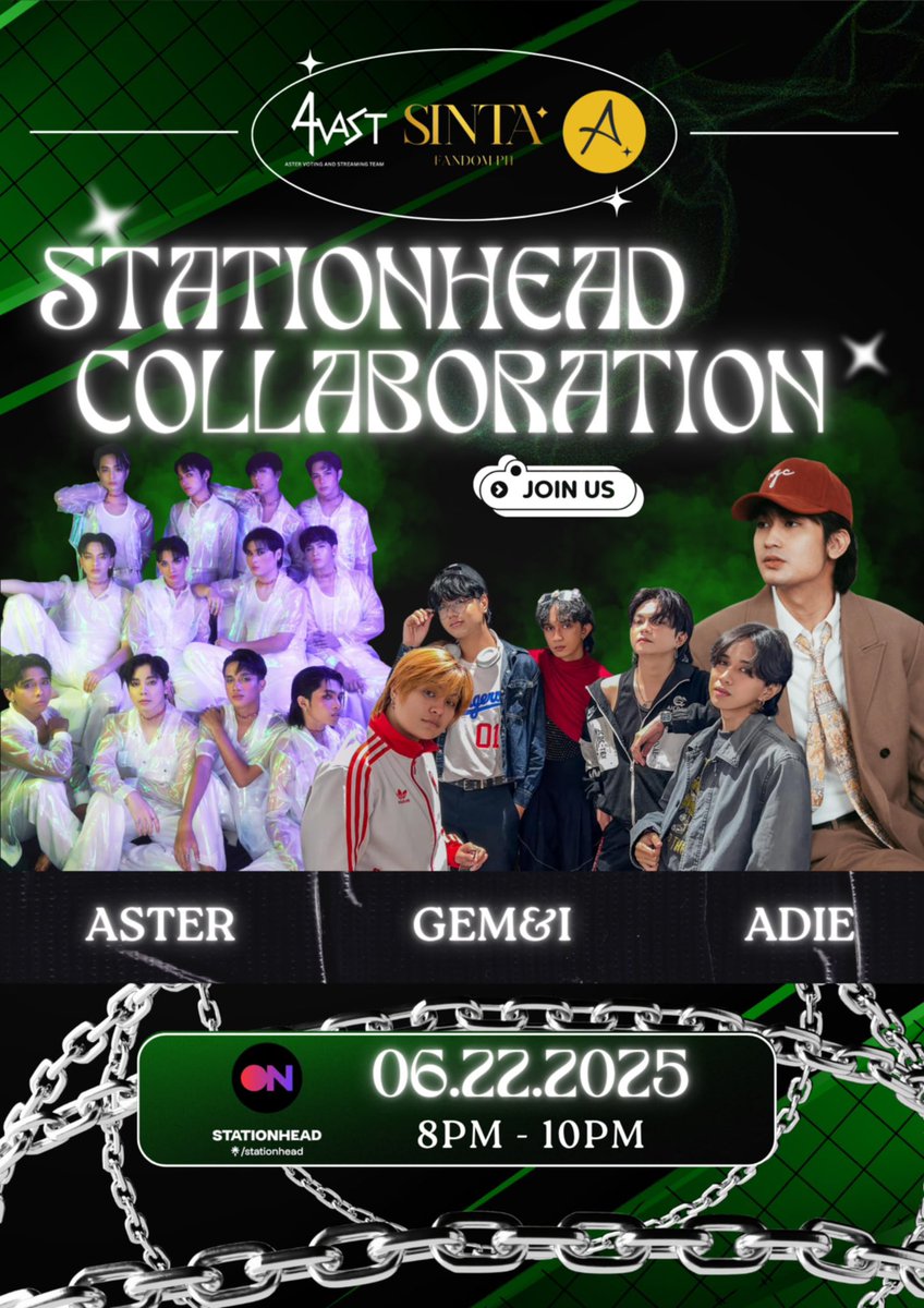 💥 The challenge is ON! 💥

“We Go” is officially OUT on all music platforms! Join us TONIGHT from 8PM to 10PM on Stationhead as Sinta, ADMOURe, and Twinkles unite for a streaming party like no other! 💎🔥

We stream, we rise — We Go, TOGETHER.