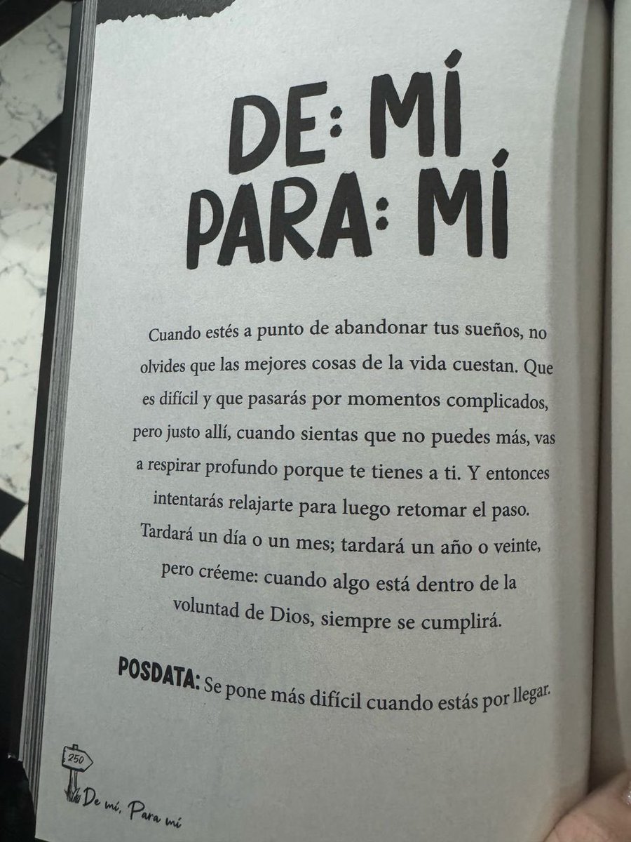 De mis libros: “De mí para mí, la tormenta pasará” y “De mí para mí, puedes con esto y más” (la 2da parte).