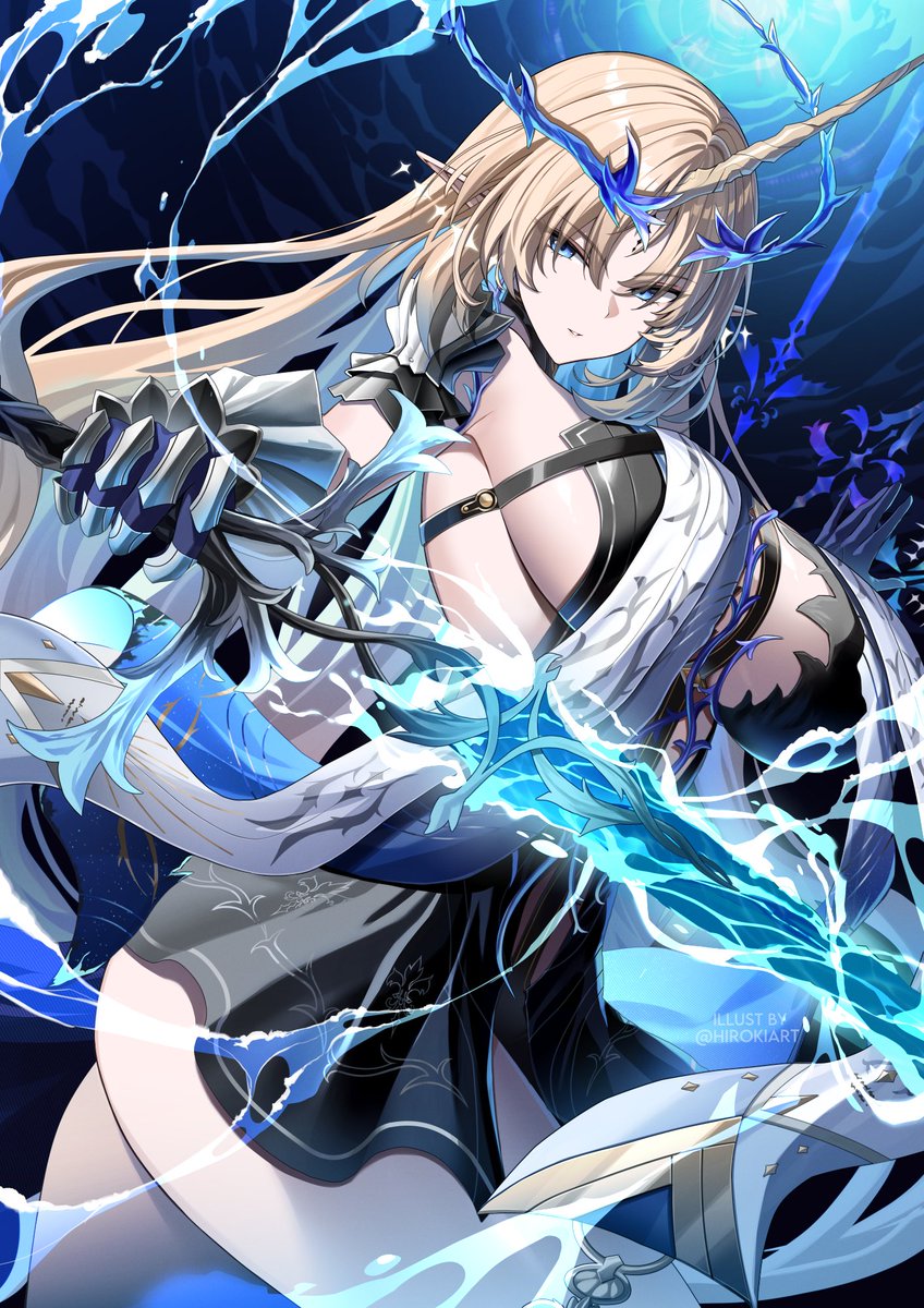 My blade, purge all evil 💙 #WutheringWaves #Wuwafanart