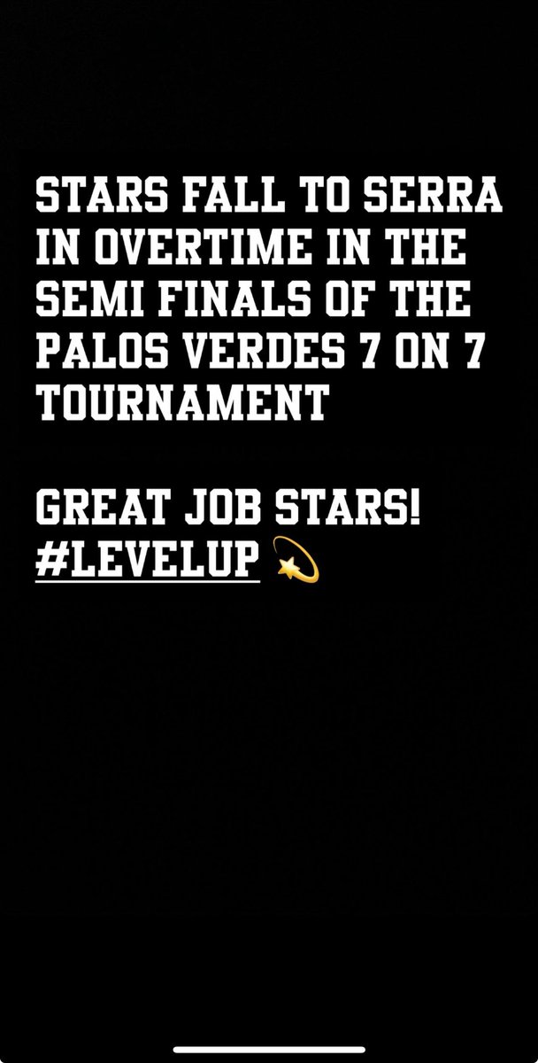 Great day of competition. Go Stars! <a href="/MaryStarfball/">Mary Star HS Football</a>