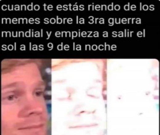 Momento de sacar de nuevo este meme para la Tercera Guerra Mundial de Trump e Irán.