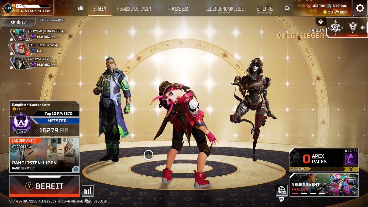 NMagic_'s tweet image. First time on Master 🦧
Tuve que combatir fuego con fuego (el meta contra el meta) para llegar, pero lo logre, jugando como me gusta, agresivo
No tengo clips relevantes por que la verdad el meta se me hizo aburrido como para merecer clips, pero pronto verán a una Wattson full W😈