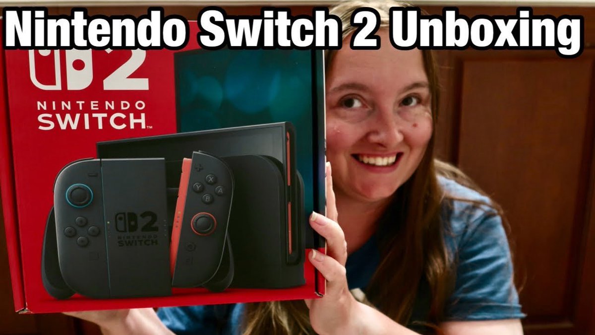 comedyaddict's tweet photo. UNBOXING NINTENDO SWITCH 2 WHAT COMES IN THE SWITCH 2 BOX AND IMPRESSIONS OF NINTENDOS NEW SYSTEM
https://t.co/78t8Aqnp8Q #switch2 #nintendo #youtube #youtuber #newconsole #gamer #gaming #unbox #unboxing https://t.co/5IOIeMjHT8