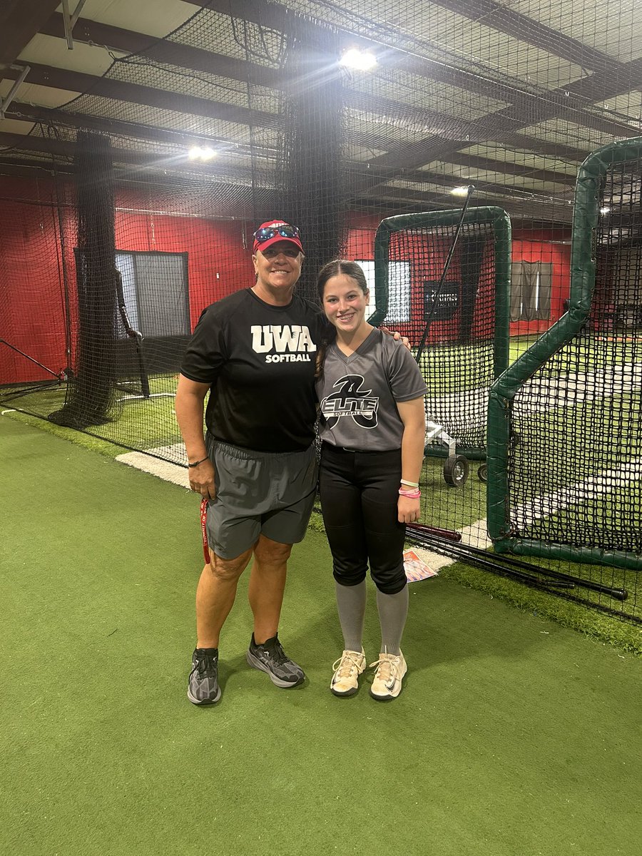 Had the best time at West Alabama last week! I learned a ton, and really enjoyed meeting coaches and players! Thank you <a href="/defo25/">Stephanie DeFeo</a>  and all of the staff for putting in your time and effort to help us grow! 
<a href="/UWA_Softball/">UWA Softball</a>