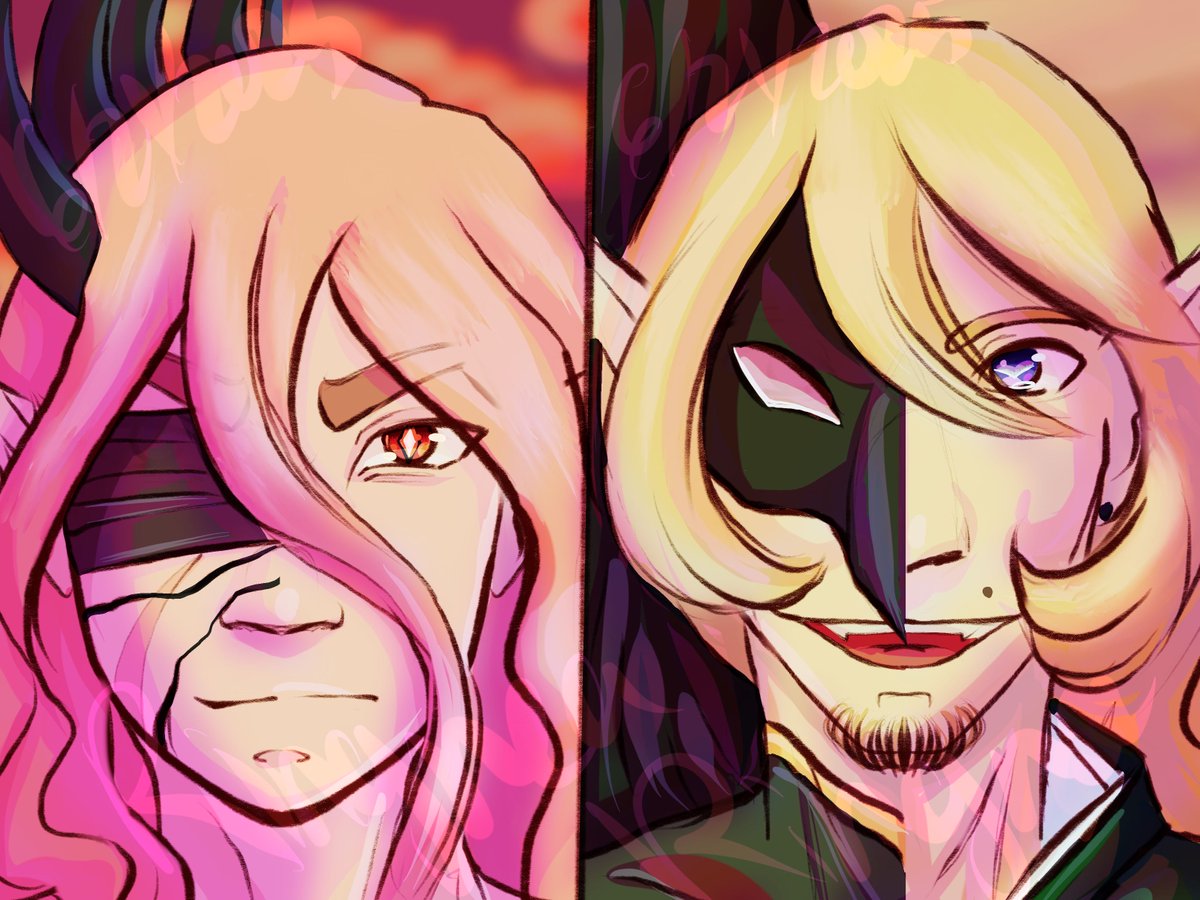 Ringnea (@ringnea) on Twitter photo Happy Saturday! I'm fashionably late with a pitch hit for the <a href="/TheBladesLegacy/">VoicesForTheBlade</a> for Eli!
Welcome the villain duo WitherBlade and The Angel of Death, with their sidekick/spy Tommyinnit. Enjoy!
#technobladefanart #technoblade #PhilzaFanart Happy Saturday! I'm fashionably late with a pitch hit for the <a href="/TheBladesLegacy/">VoicesForTheBlade</a> for Eli!
Welcome the villain duo WitherBlade and The Angel of Death, with their sidekick/spy Tommyinnit. Enjoy!
#technobladefanart #technoblade #PhilzaFanart
