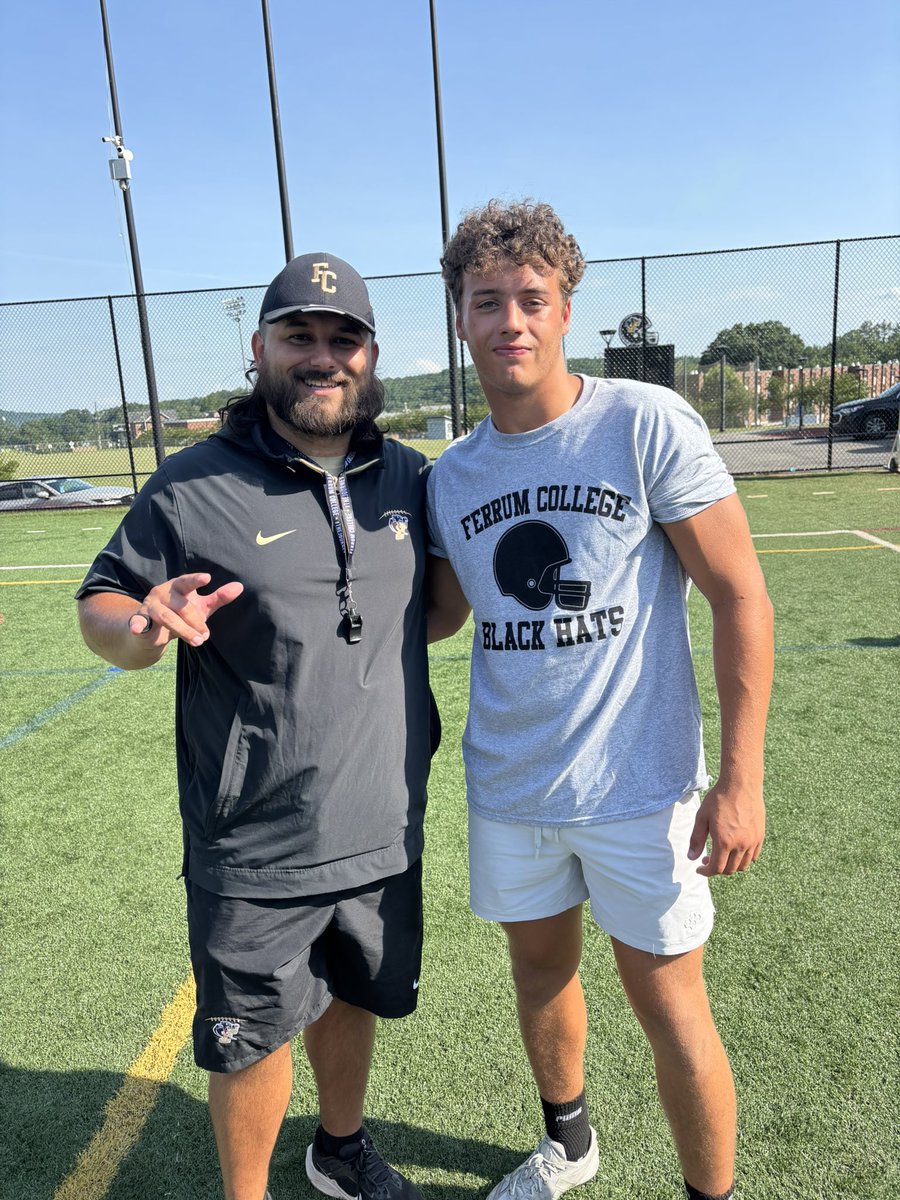 Austin Conley (@austinc540) on Twitter photo Another successful camp today <a href="/FerrumFootball/">Ferrum Football</a>!
Thank you to <a href="/coach_J_Santi/">Jesse Santiago</a> for the invite and communications!
Thanks to <a href="/thetruAK/">Coach AK</a> for all the work today!
Ferrum feels like a home! Can’t wait to get back for a gameday visit!
<a href="/PoquosonRecruit/">Poquoson Football Recruiting</a> <a href="/poqfootball/">Poquoson High School Football</a>
<a href="/the757ff/">THE 757 FOOTBALL FAMILY</a> Another successful camp today <a href="/FerrumFootball/">Ferrum Football</a>!
Thank you to <a href="/coach_J_Santi/">Jesse Santiago</a> for the invite and communications!
Thanks to <a href="/thetruAK/">Coach AK</a> for all the work today!
Ferrum feels like a home! Can’t wait to get back for a gameday visit!
<a href="/PoquosonRecruit/">Poquoson Football Recruiting</a> <a href="/poqfootball/">Poquoson High School Football</a>
<a href="/the757ff/">THE 757 FOOTBALL FAMILY</a>