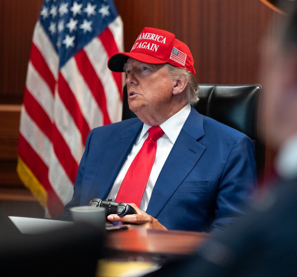 What game is he playing?