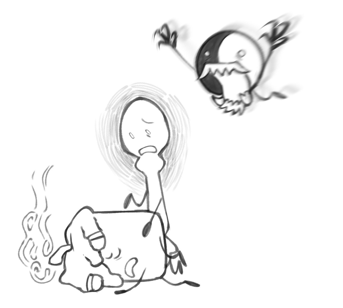 a very accurate visualization of what i think what would have happened