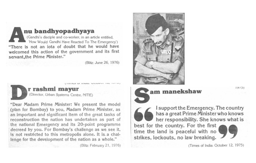 Thread 2. #Emergency50 will be marked as a test of democracy. Which it was. But it should also be remembered that many prominent Indians then supported the suspension of civil liberties in the name of progress -- as many do today.  A series of threads on #Approvers. #politics 1/3