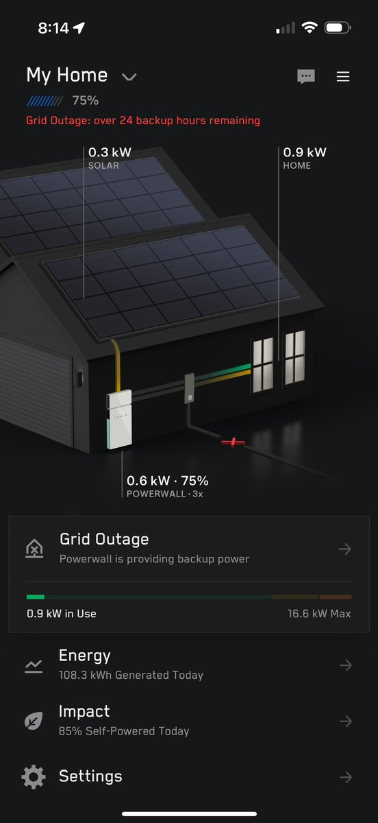 brandonbernicky's tweet image. .@teslaenergy and @Starlink kept us cool and connected despite heat indexes reaching over 100 degrees and a power & internet outage this afternoon. The ultimate luxury is not even noticing a grid outage! @elonmusk @WholeMarsBlog