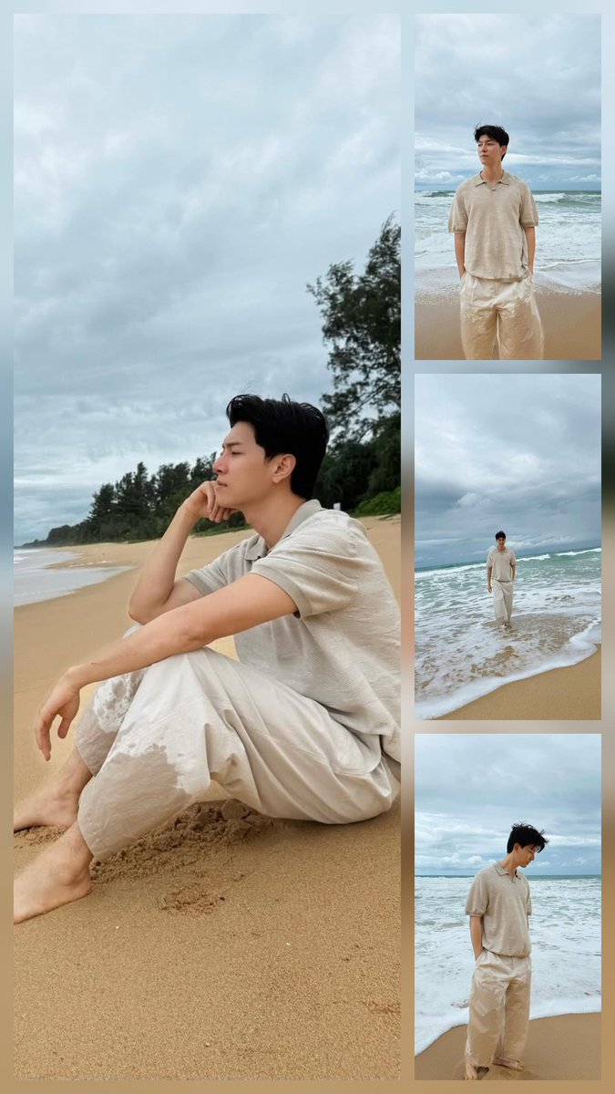 คนหล่อกับทะเลสดชื่นมาก #ก็อตอิทธิพัทธ์