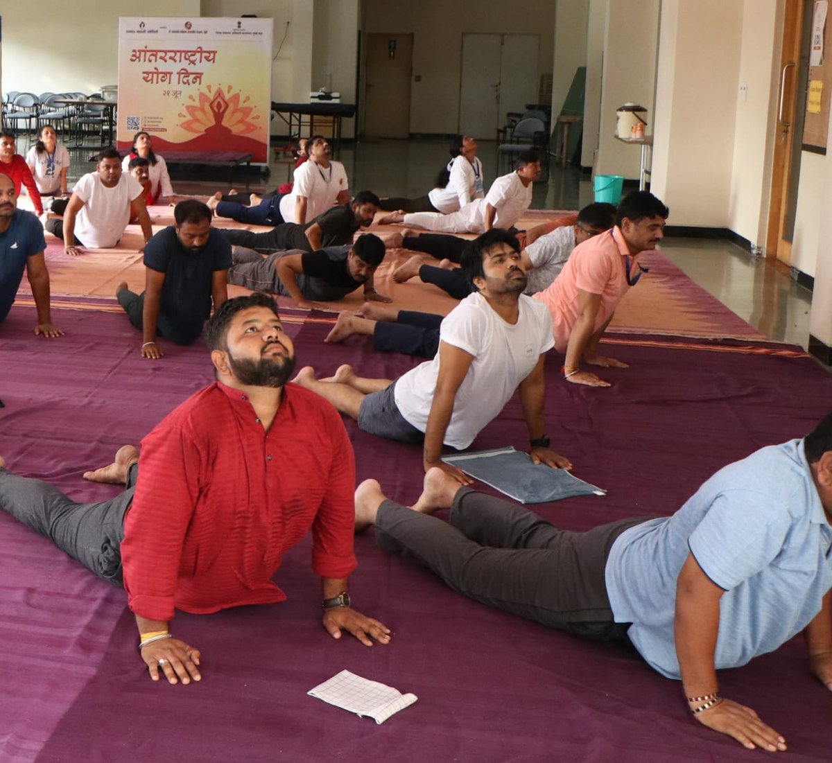 Raja Rammohun Roy Library Foundation (@rrrlfkolkata) on Twitter photo Govt. District Library, Mumbai City in collaboration with Dr. Babasaheb Ambedkar Library, Wadala, beneficiaries of <a href="/RrrlfKolkata/">Raja Rammohun Roy Library Foundation</a> organized #InternationalDayofYoga2025. People participated the event & practiced Yoga for a healthy life.
#YogaForOneEarthOneHealth
#YogaInLibraries Govt. District Library, Mumbai City in collaboration with Dr. Babasaheb Ambedkar Library, Wadala, beneficiaries of <a href="/RrrlfKolkata/">Raja Rammohun Roy Library Foundation</a> organized #InternationalDayofYoga2025. People participated the event & practiced Yoga for a healthy life.
#YogaForOneEarthOneHealth
#YogaInLibraries