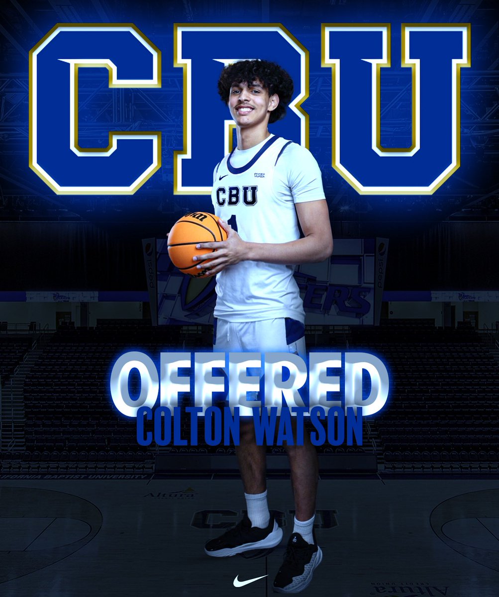 Thankful to announce I have received my first D1 offer from Cal Baptist University. Thank you to Coach Croy and Coach Dom for believing in my journey.