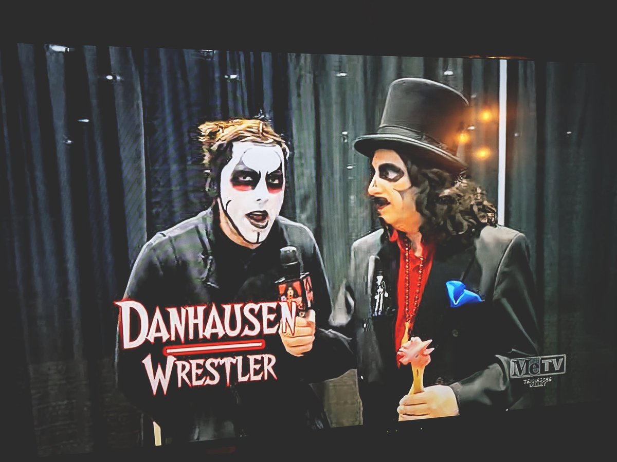 Two of my favorite people together, <a href="/DanhausenAD/">Danhausen</a> and <a href="/Svengoolie/">Svengoolie</a>