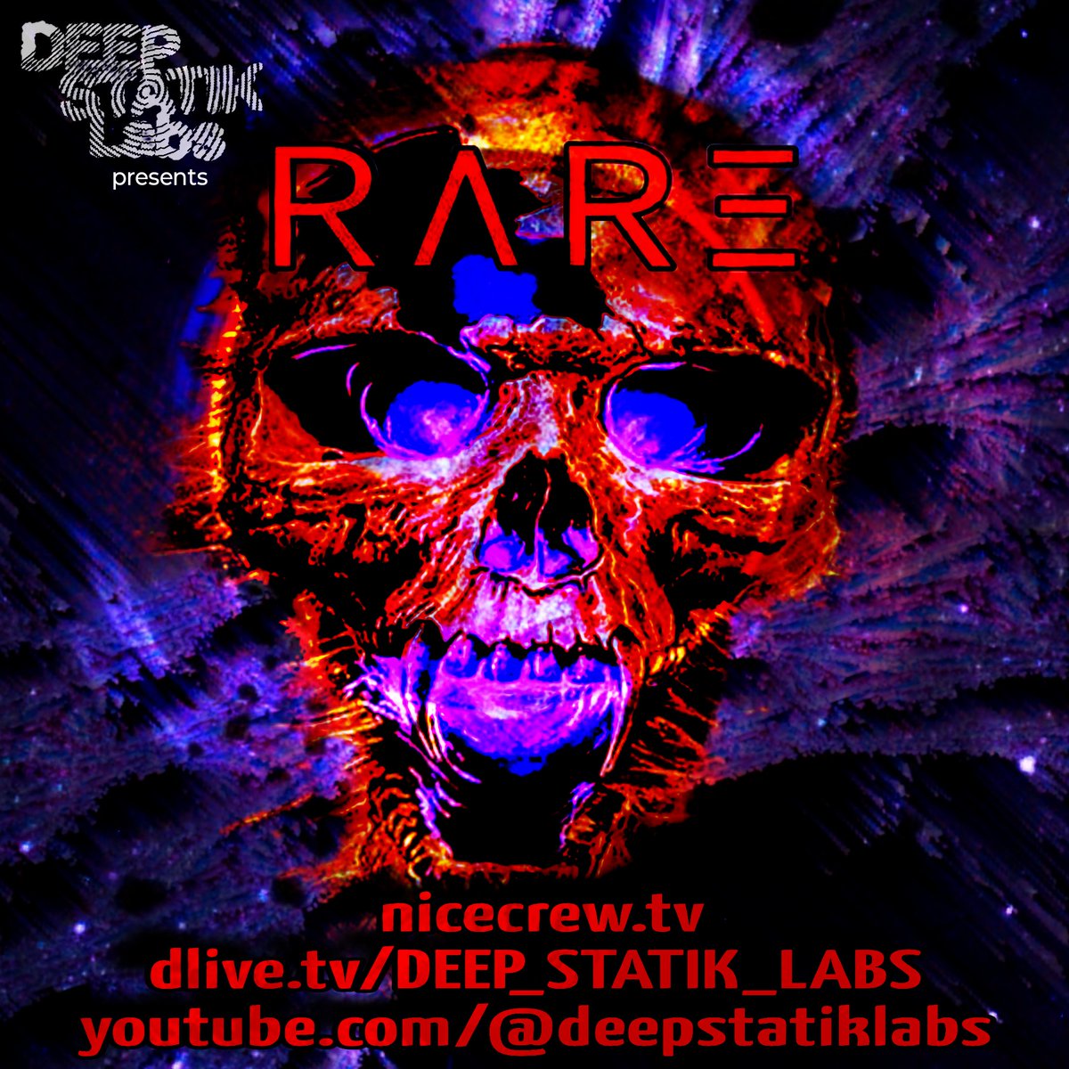 Dlive.tv/DEEP_STATIK_LA…
YouTube.com/DeepStatikLabs 
NiceCrew.tv