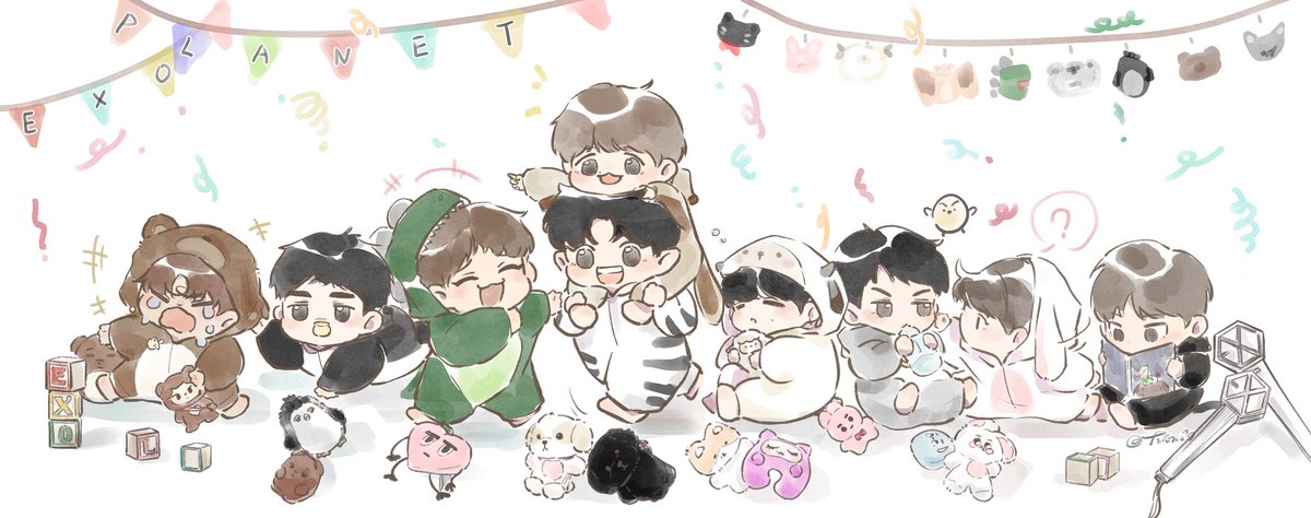 ようちえん🍼
#EXO #exofanart