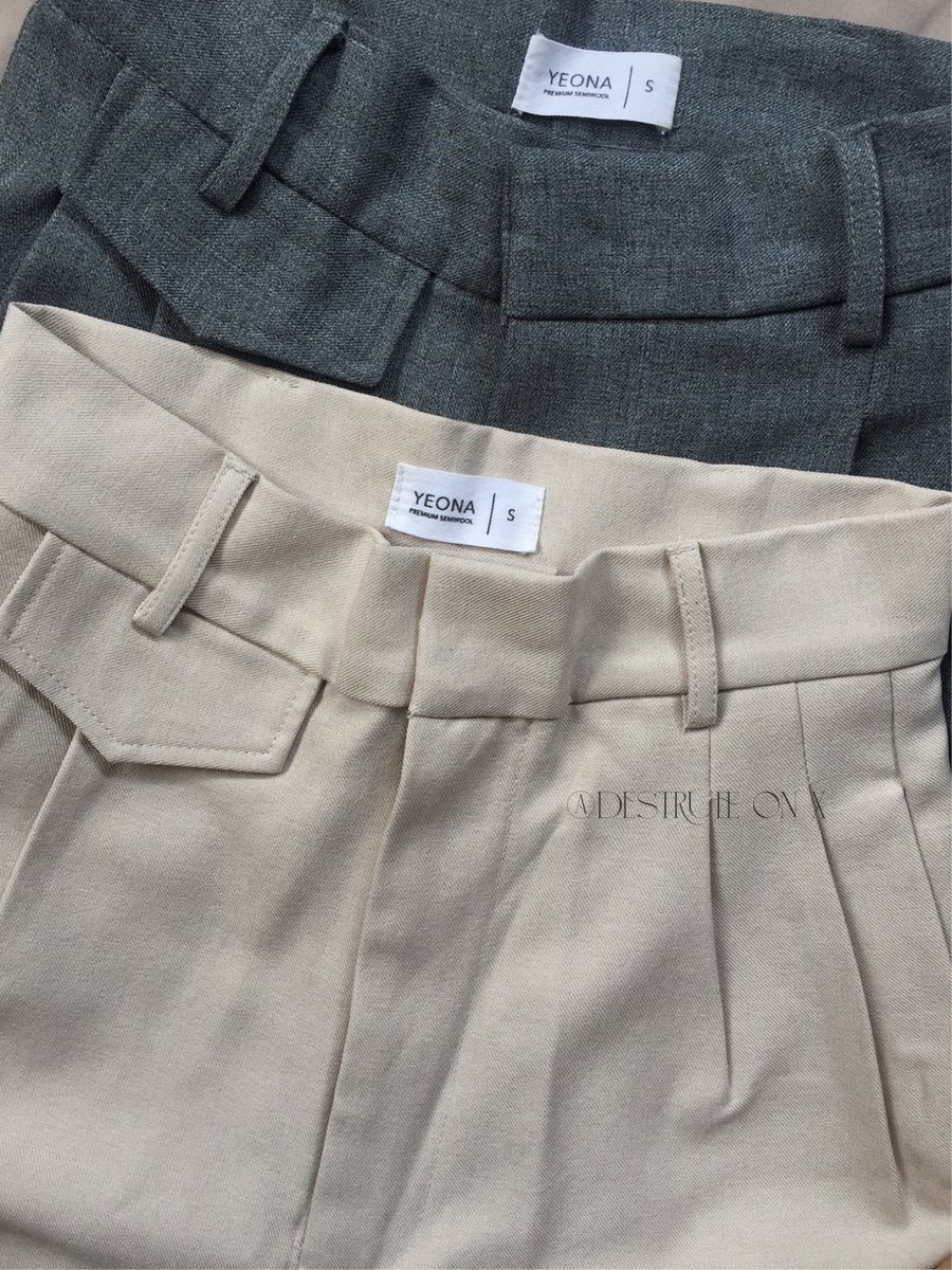 destruee's tweet photo. IN THIS ECONOMY..... bakal repurchase pants dgn  cuttingnya secakep ini🥺👏

worth it to buy!! warna NETRAL kyk gini gampang di mix and match, bahannya comfy buat dipake seharian, tebal tp ga kaku, bikin keliatan makin tinggi... loving this pants so much🥺💗💗 https://t.co/wqh8atxVn7
