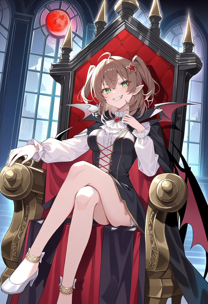 お題【吸血鬼やヴァンパイアのイラスト】
ヴァンパイアの王女