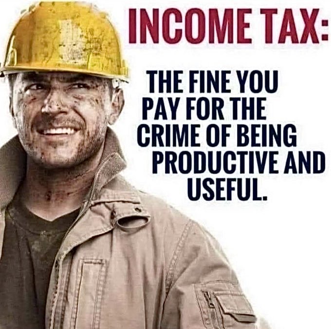 <a href="/realDonaldTrump/">Donald J. Trump</a> When are we getting rid of the income tax?