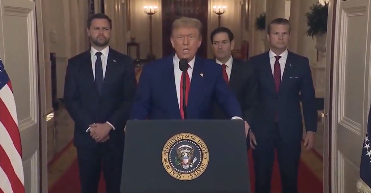 Mayor Tony Perry (@tonyperrynj) on Twitter photo Tonight, <a href="/POTUS/">President Donald J. Trump</a> showed the world that a nuclear-armed Iran will never be tolerated.
This decisive action protects America, defends Israel, and holds the world’s top sponsor of terror accountable. Now, it’s time for diplomacy and for Iran to choose peace over provocation.
God Tonight, <a href="/POTUS/">President Donald J. Trump</a> showed the world that a nuclear-armed Iran will never be tolerated.
This decisive action protects America, defends Israel, and holds the world’s top sponsor of terror accountable. Now, it’s time for diplomacy and for Iran to choose peace over provocation.
God