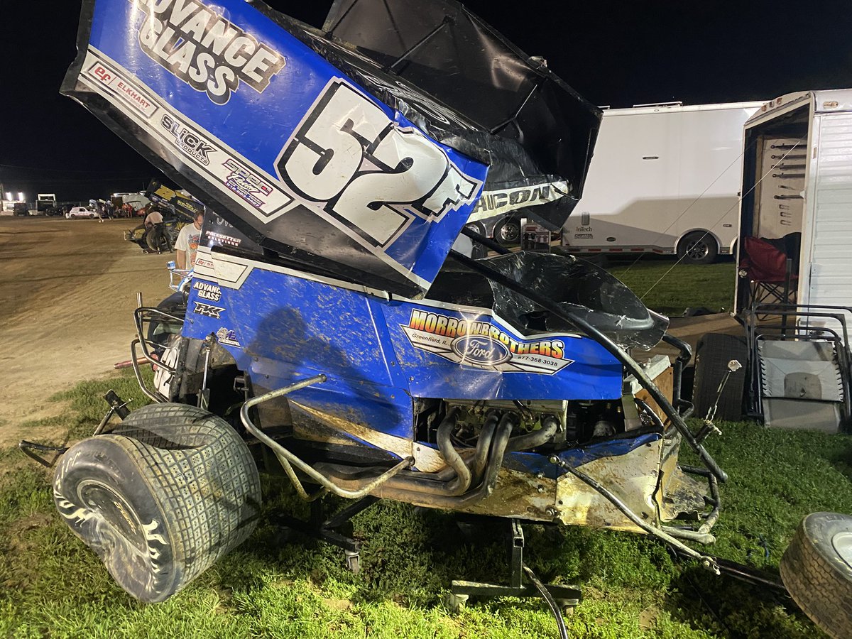 Took a hard one at Paragon tonight, my <a href="/RPMChassis/">RPM Chassis, LLC</a> did it’s job. Im fine just sore. Just hope my buddy Preston is all right had no where to go and hit him hard.
