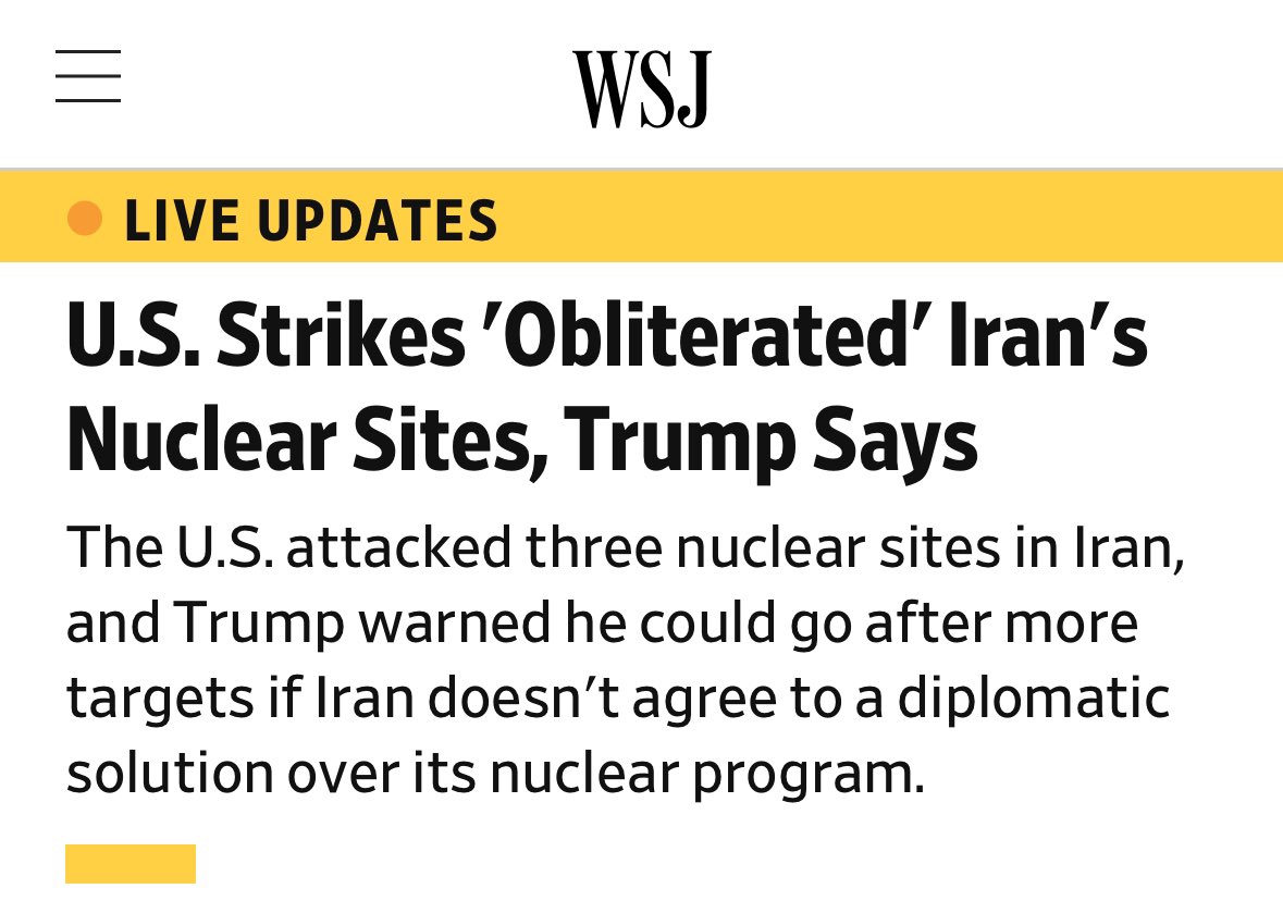Gia Chacón (@genuinelygia_) on Twitter photo The Iranian Regime is an enemy of humanity.
They cannot be allowed to have nuclear weapons.
<a href="/POTUS/">President Donald J. Trump</a> did what was necessary.
Peace through strength! The Iranian Regime is an enemy of humanity.
They cannot be allowed to have nuclear weapons.
<a href="/POTUS/">President Donald J. Trump</a> did what was necessary.
Peace through strength!