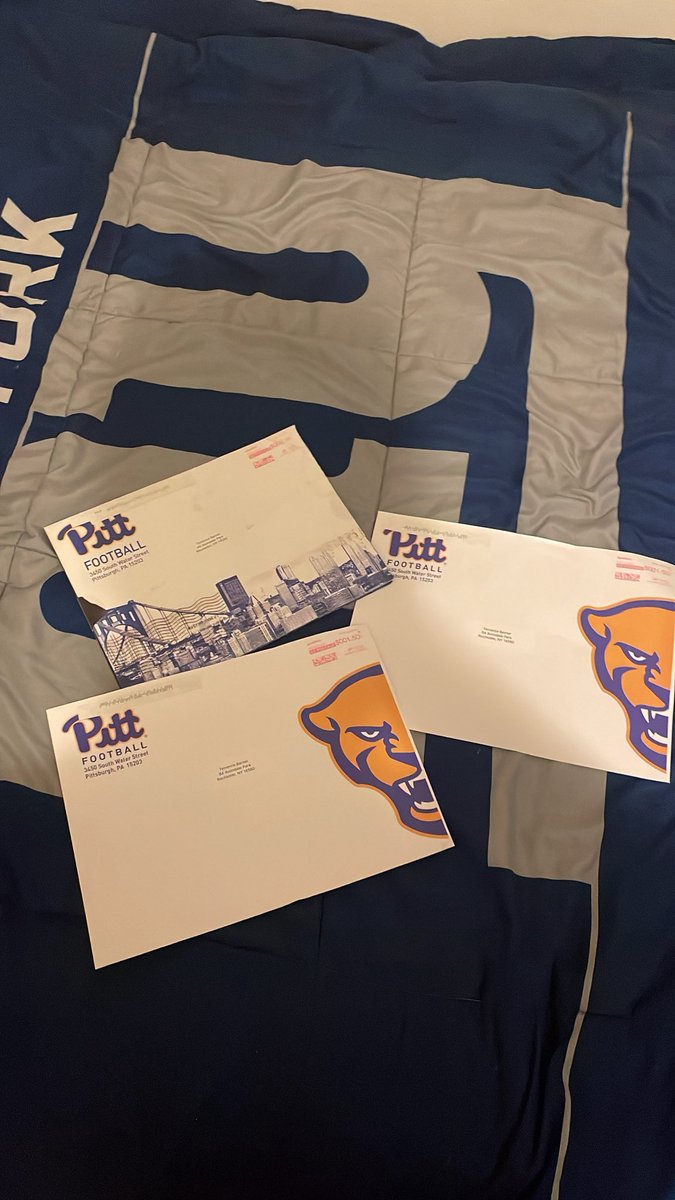@Terrence “Pat P” Barner (@09terrence) on Twitter photo Appreciate the mail !! <a href="/Pitt_FB/">Pitt Football</a>
<a href="/ARCHIECOLLINS_/">Coach Collins</a> <a href="/coachcsanders/">Cory Sanders</a> <a href="/coachdaoust/">Tim Daoust</a> <a href="/BrandonBowie_/">Brandon Bowie</a> <a href="/GHinsdalePITT/">Gerrit Hinsdale</a> <a href="/BatesBacker/">Randy Bates</a> #hail2pitt🔵🟡 Appreciate the mail !! <a href="/Pitt_FB/">Pitt Football</a>
<a href="/ARCHIECOLLINS_/">Coach Collins</a> <a href="/coachcsanders/">Cory Sanders</a> <a href="/coachdaoust/">Tim Daoust</a> <a href="/BrandonBowie_/">Brandon Bowie</a> <a href="/GHinsdalePITT/">Gerrit Hinsdale</a> <a href="/BatesBacker/">Randy Bates</a> #hail2pitt🔵🟡