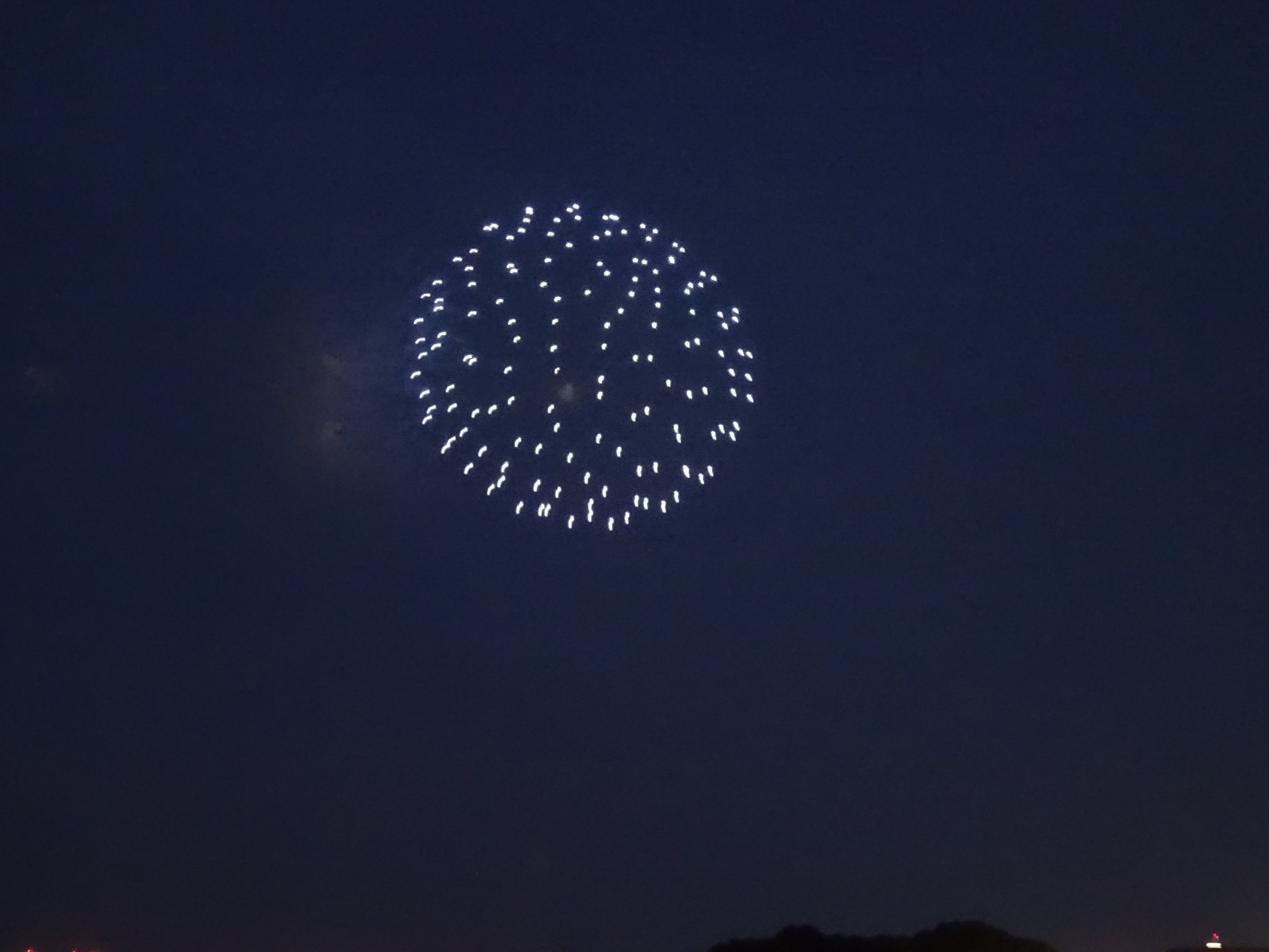 特別価格/一部クラック有]花火ブラックスーパーセブン丸玉