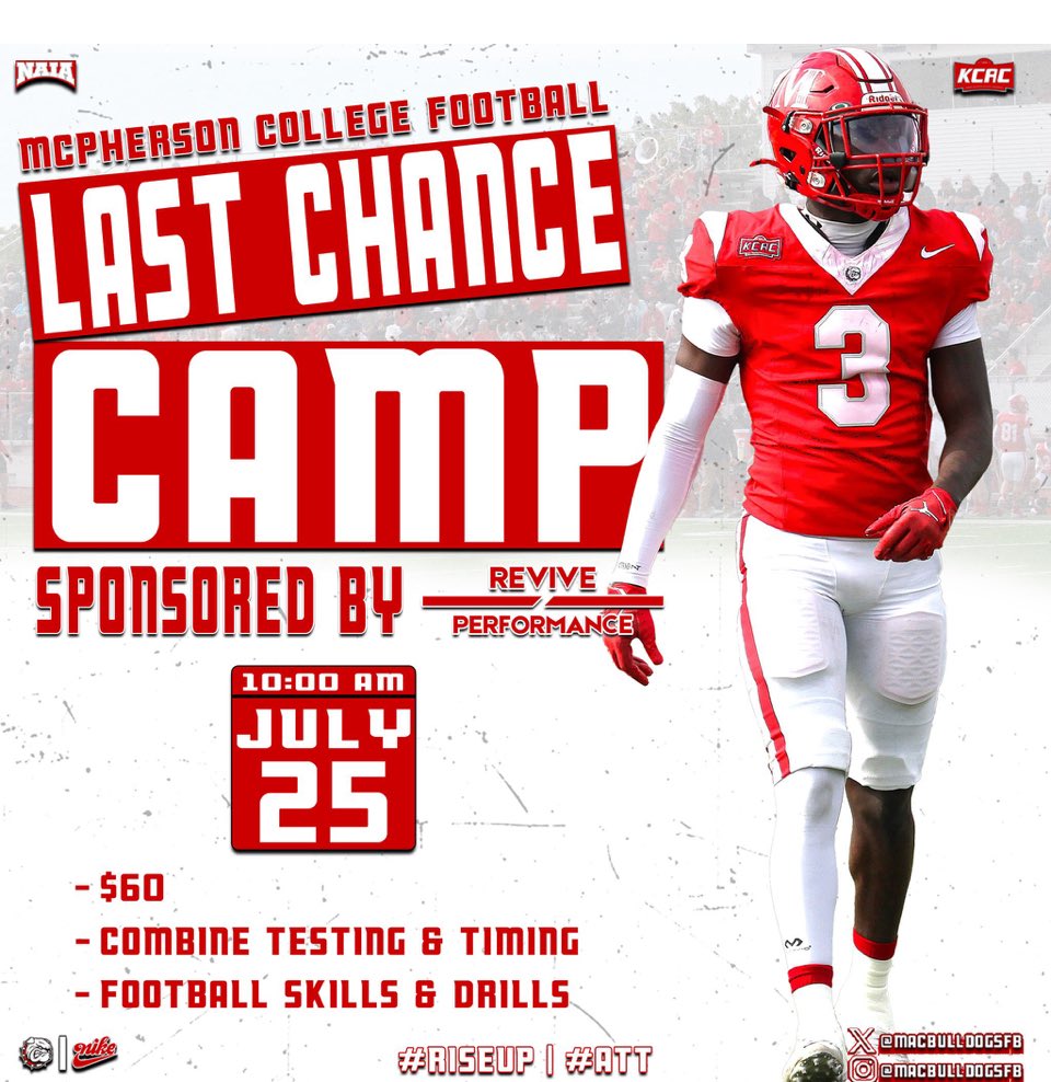 Christopher Reames (@5staar_chriss) on Twitter photo Thank you <a href="/MACBulldogsFB/">McPherson Football</a> for the camp invite. <a href="/CoachEVazquez/">Edgar Vazquez</a> <a href="/Coach_GLee_TC/">Coach George Lee M.Ed</a> <a href="/s_bennight/">Sheldon Bennight</a> <a href="/akpoole2001/">Coach Poole</a> <a href="/Coach_DixonNCHS/">Dederick Dixon 🦅</a> Thank you <a href="/MACBulldogsFB/">McPherson Football</a> for the camp invite. <a href="/CoachEVazquez/">Edgar Vazquez</a> <a href="/Coach_GLee_TC/">Coach George Lee M.Ed</a> <a href="/s_bennight/">Sheldon Bennight</a> <a href="/akpoole2001/">Coach Poole</a> <a href="/Coach_DixonNCHS/">Dederick Dixon 🦅</a>
