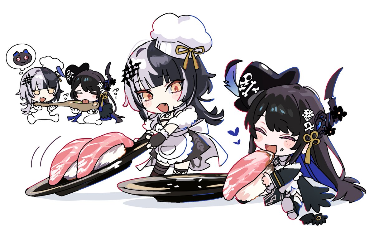 ネリッサ・レイヴンクロフト ,シオリ・ノヴェラ 「」|よもさかのイラスト